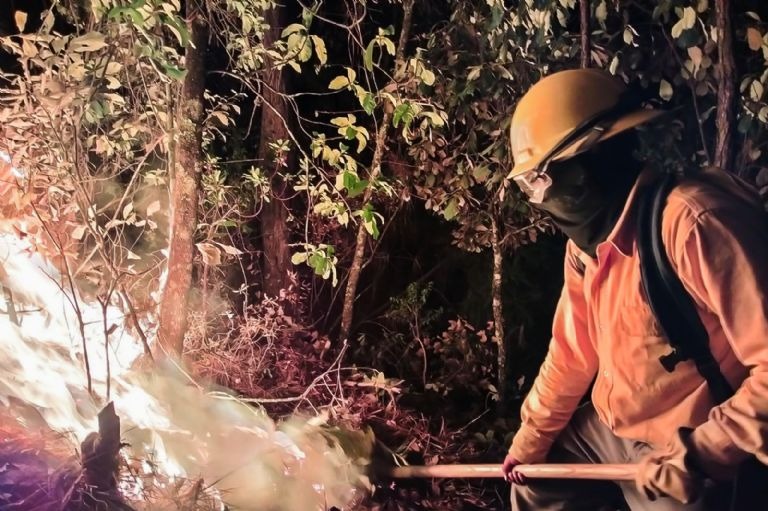 Edomex envía 154 brigadistas para combatir incendios en Valle de Bravo