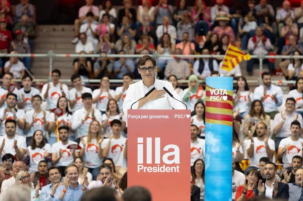 Salvador Illa gana las elecciones en Cataluña