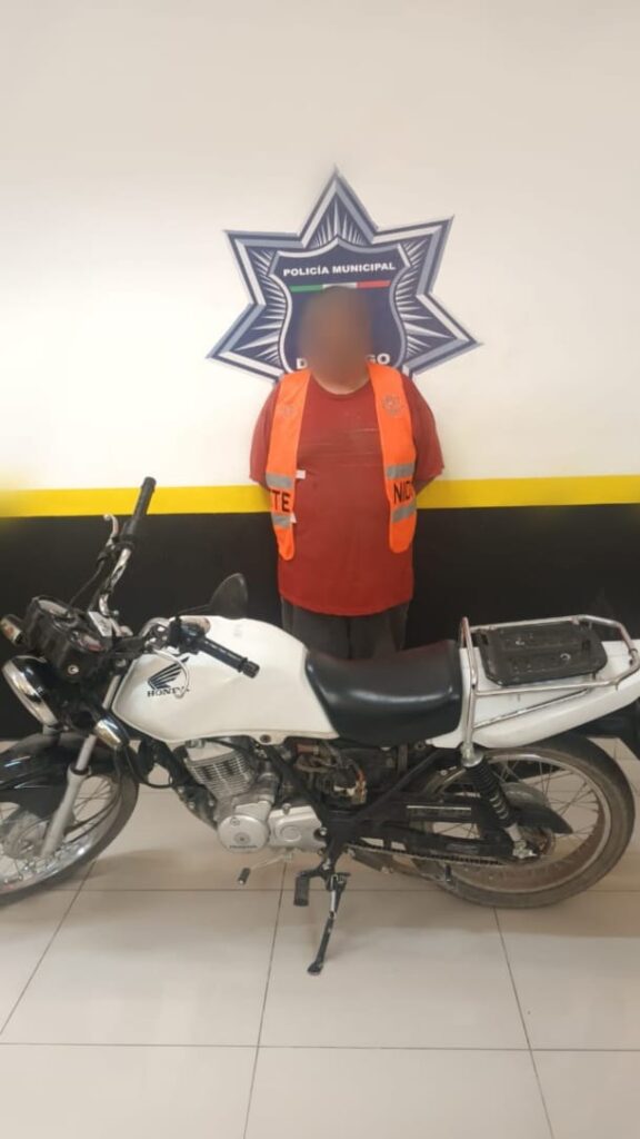 Andaba en motocicleta último modelo, pero robada…