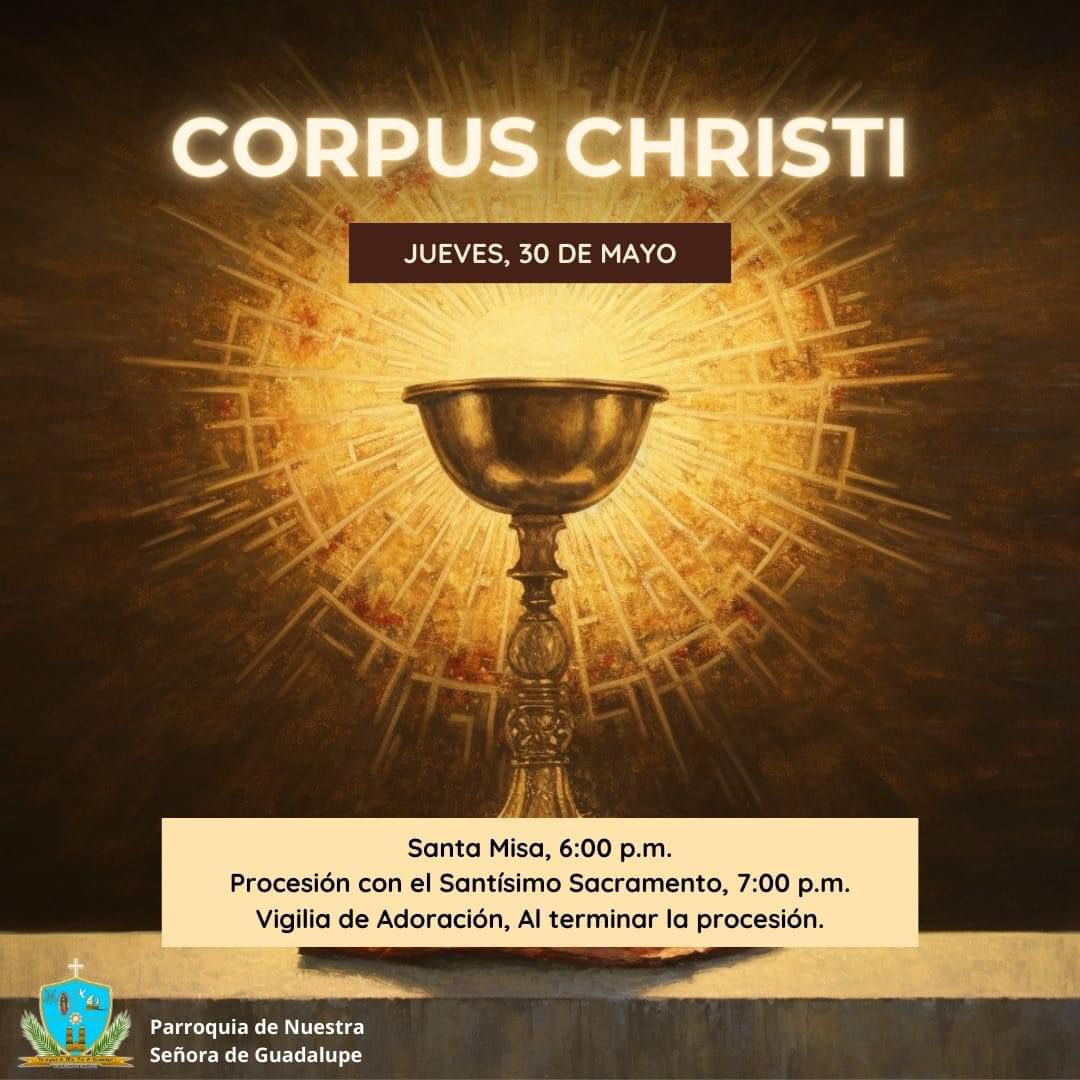Solemnidad de Corpus Christi en GV, eucaristía, procesión y vigilia de ...
