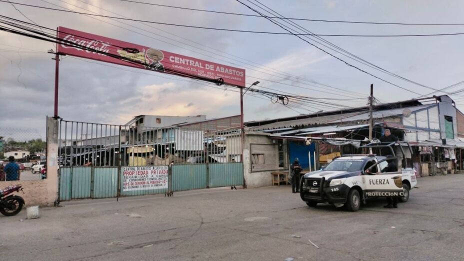Atacan con drones la Central de Abastos de Acapulco