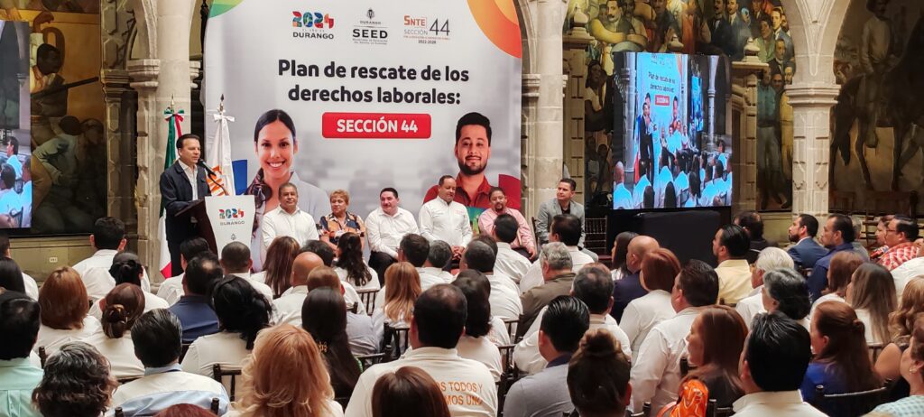 Gobierno de Durango inicia pago de deuda millonaria a maestros y maestras del SNTE.
