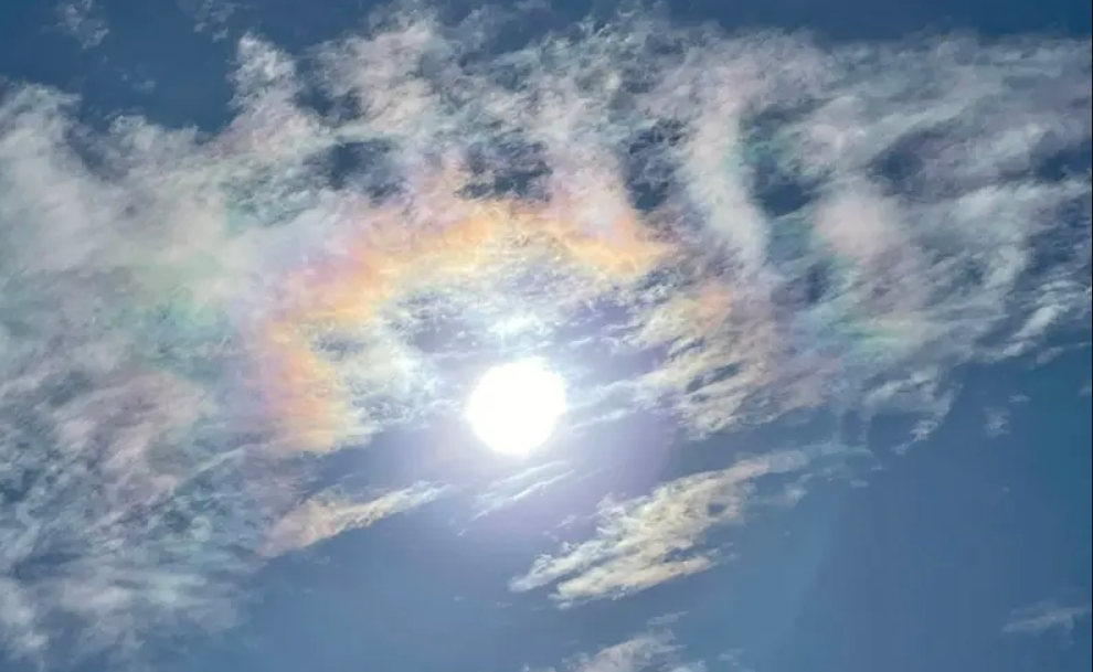 Captan fenómeno solar en CDMX