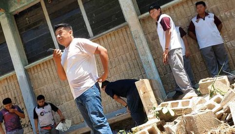 Estudiante herido al caerle un muro en Yucatán