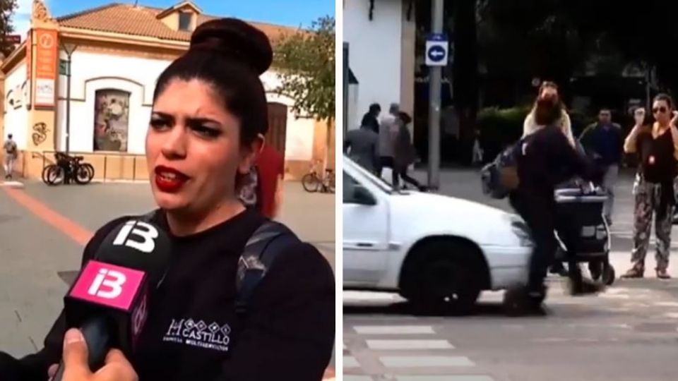 Mujer atropellada justo después de conceder una entrevista televisiva