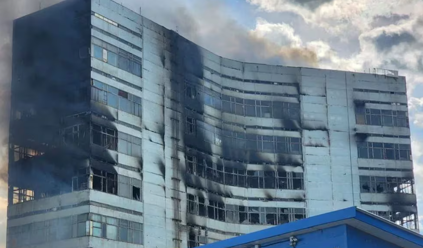 Al menos ocho muertos por un incendio en un edificio de la región de Moscú