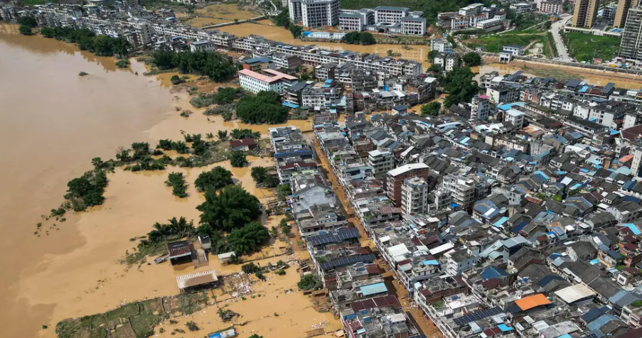 Prensa de China reporta cinco muertes por inundaciones