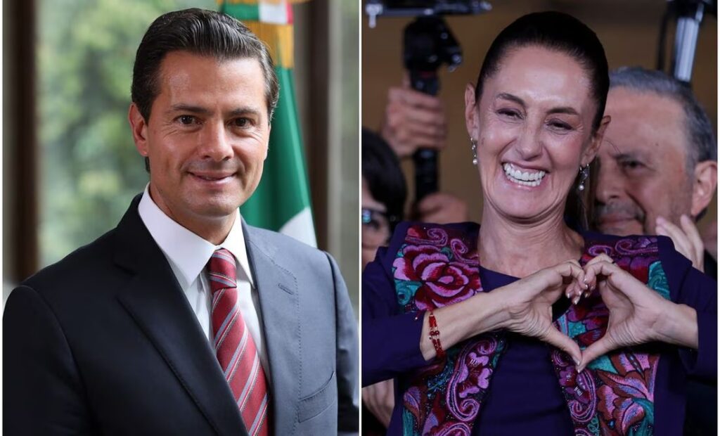 Peña Nieto llama y felicita a Sheinbaum por su triunfo en las elecciones