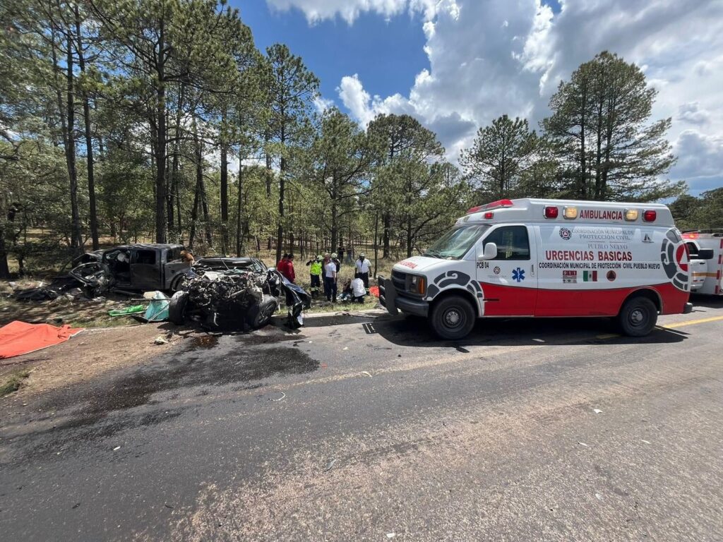 Reportan encontronazo que dejó un muerto y seis heridos