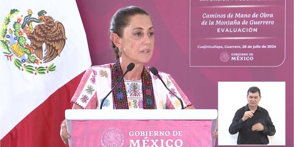 Sheinbaum se compromete a conectar la Costa Chica y Grande de Guerrero