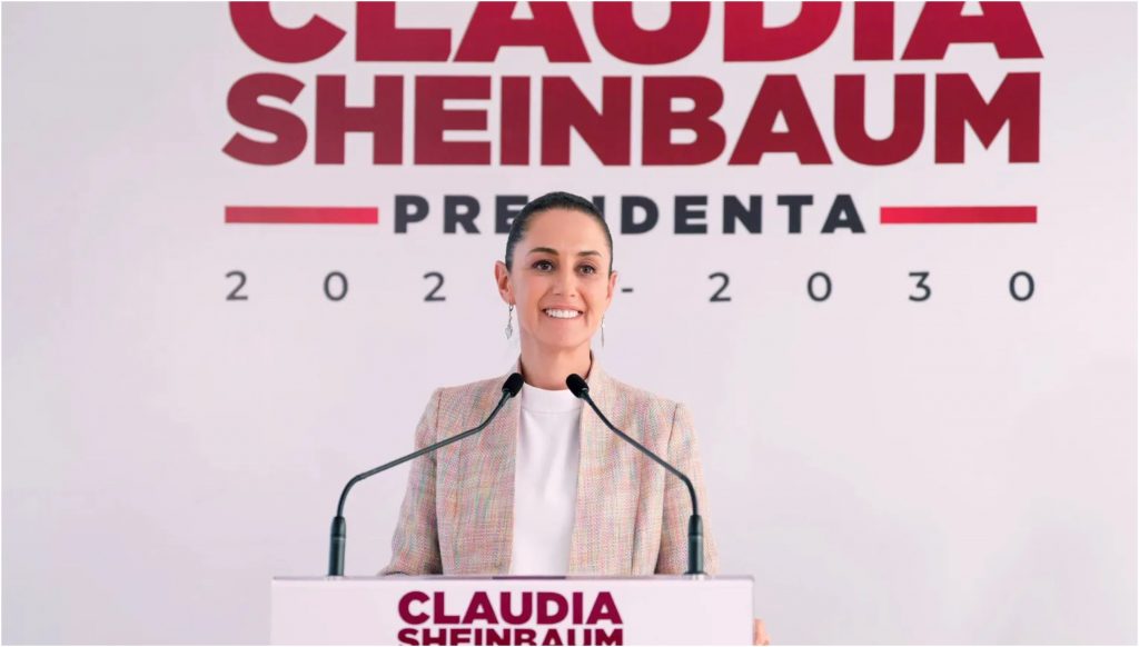 Sheinbaum promete crear 550 mil empleos con obras de infraestructura en 2025