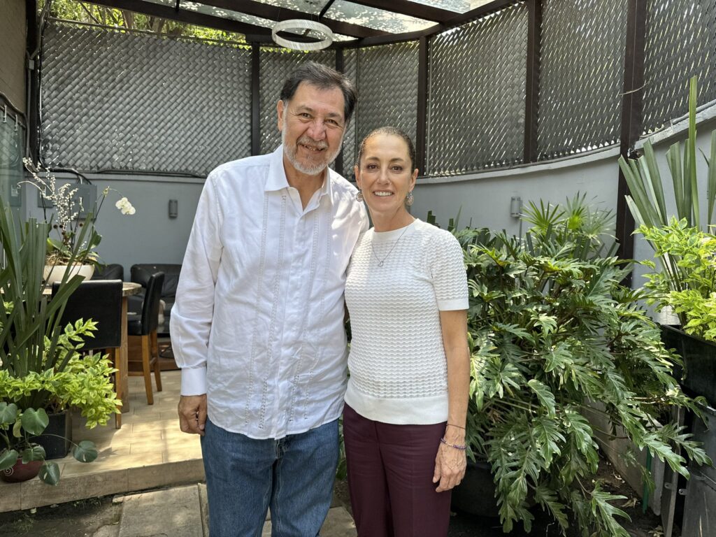 Noroña hará caso a Sheinbaum y la llamará ‘presidenta, con A’