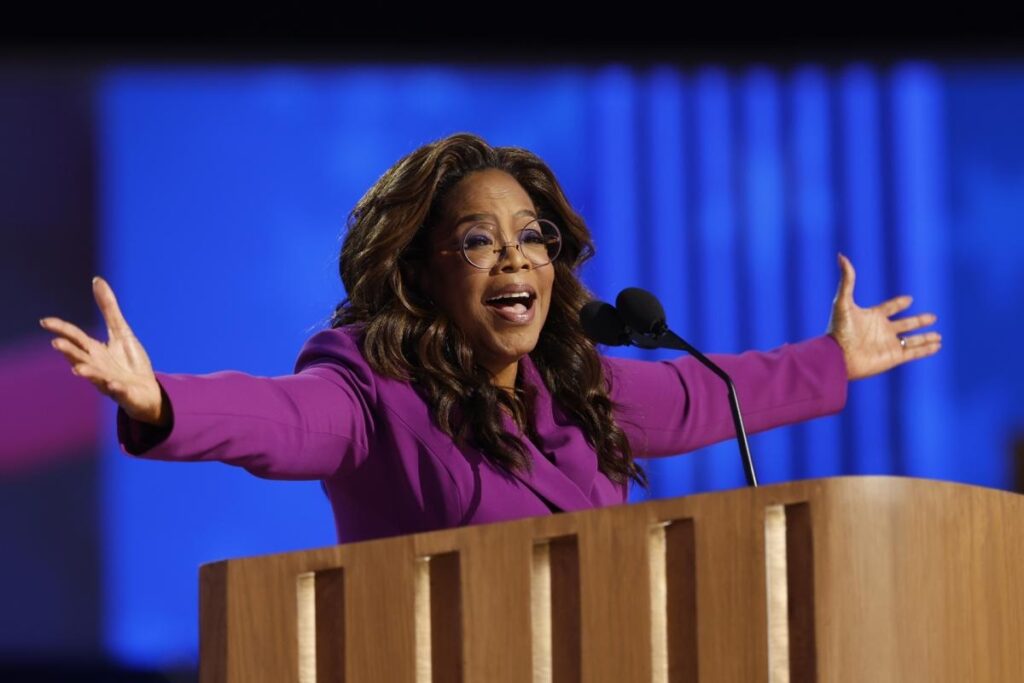 Oprah Winfrey insta a EU a catapultar a Kamala Harris a la Casa Blanca