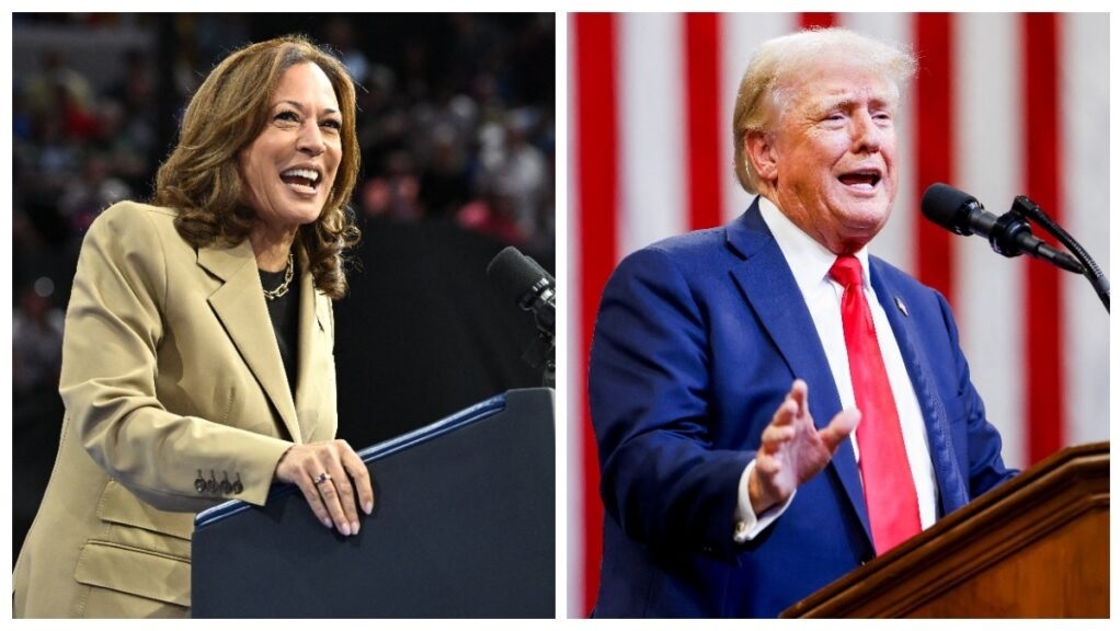 Kamala Harris aventaja a Trump por 4 puntos en tres estados clave