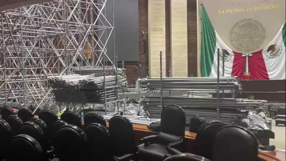 Equipo de Sheinbaum recorre Cámara de Diputados para revisar protocolo de toma de protesta