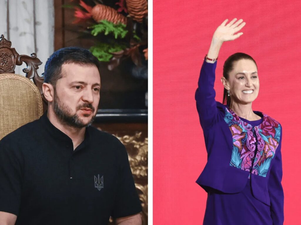 Embajada de Ucrania agradece invitación de Sheinbaum a Zelenski para toma de protesta
