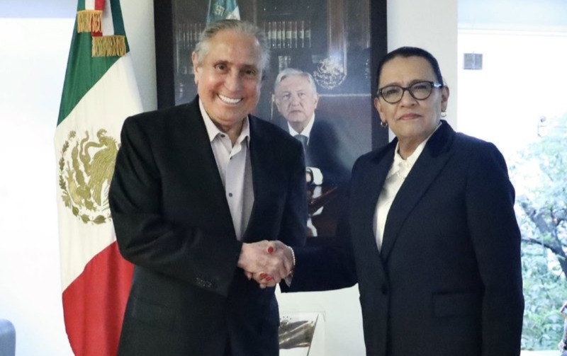 Rosa Icela Rodríguez y dirigente de FSTSE dialogan sobre IMSS-Bienestar