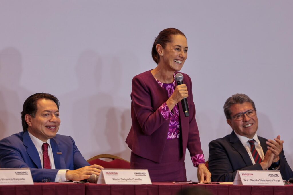 Sheinbaum se reúne con diputados federales electos de Morena