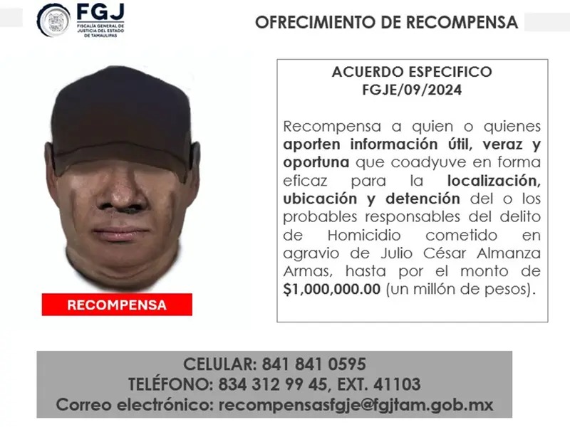 Ofrecen 1 mdp de recompensa por asesinos de Julio César Almanza, presidente de Fecanaco