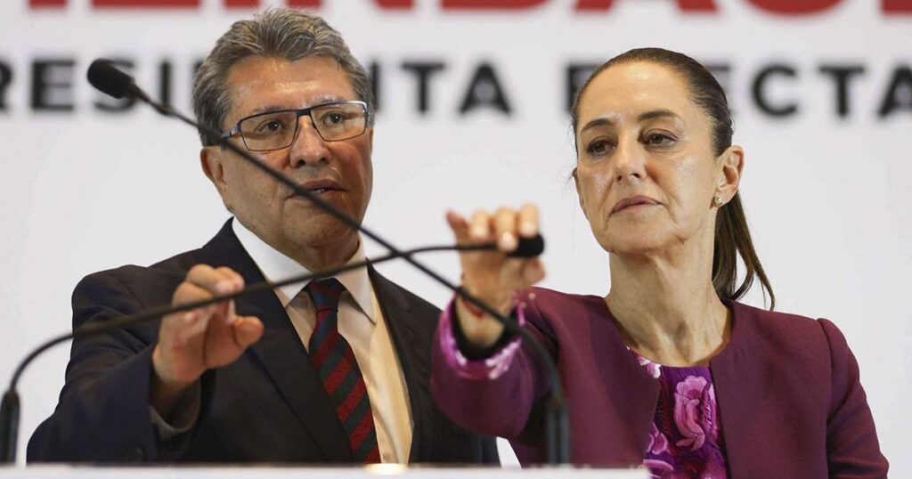 Ricardo Monreal llama a cerrar filas con Claudia Sheinbaum en el combate a la inseguridad