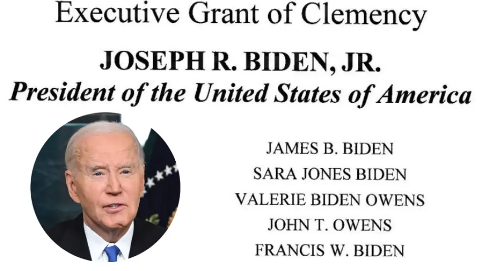 Biden concede indultos preventivos para altos cargos amenazados por Trump