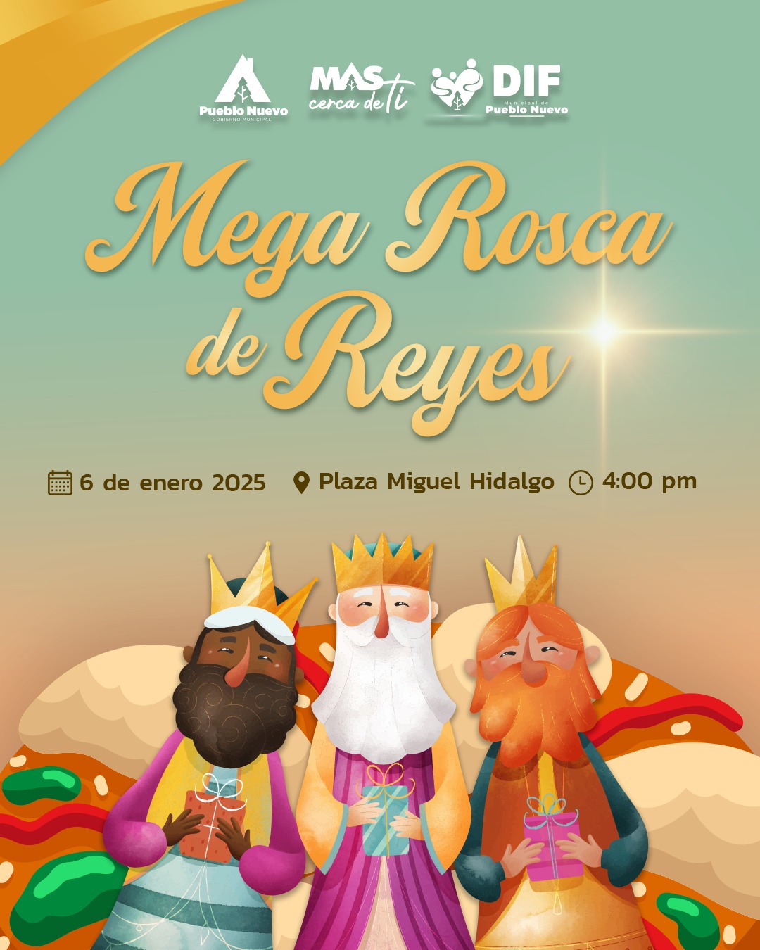 Invitan a mega rosca de reyes | Notigram