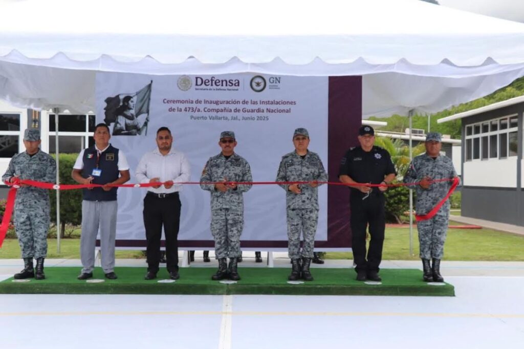 Inauguran instalaciones de la Guardia Nacional en Puerto Vallarta