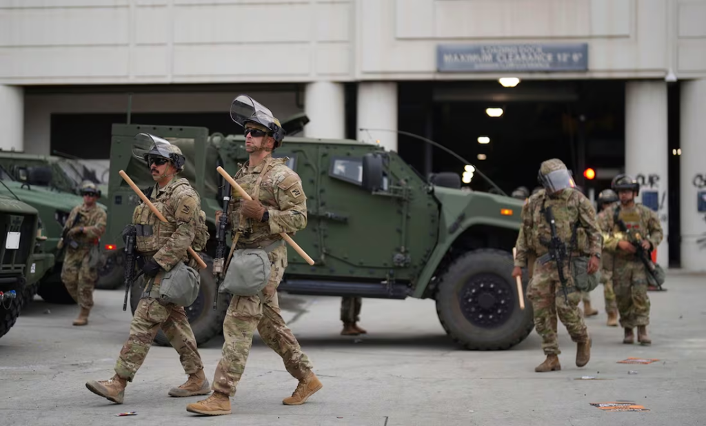 Trump califica de «excelente decisión» el despliegue de la Guardia Nacional en Los Ángeles