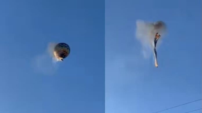VIDEO: Globo aerostático se incendial y cae; hay 8 muertos y 14 heridos