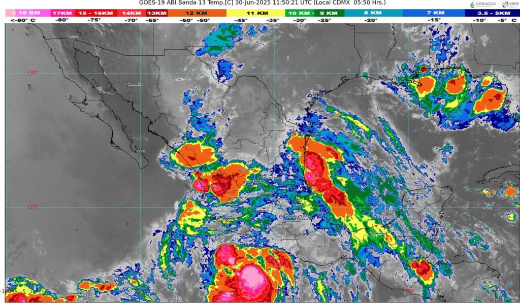 Flossie amenaza el Pacífico: lluvias torrenciales  y advertencia costera