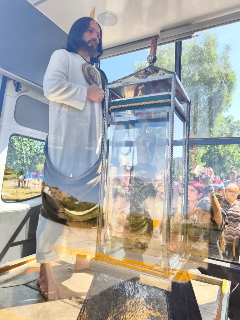 Llega reliquia de San Judas a Parral