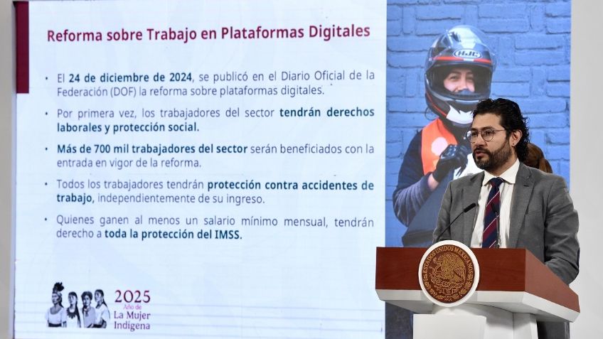 México avanza con ley para trabajadores de plataformas digitales: Gobierno Federal