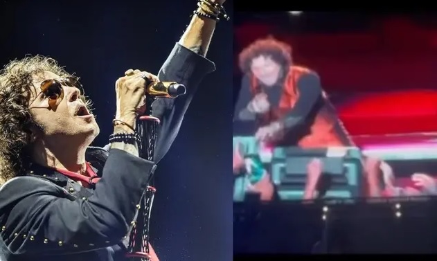 VIDEO: Enrique Bunbury arrebata celular a fan en concierto