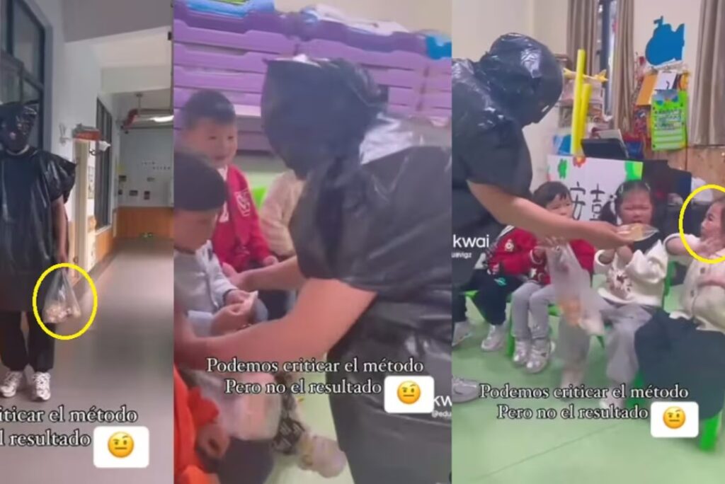 Video: Entrenamiento en China enseña a niños a no aceptar dulces de extraños