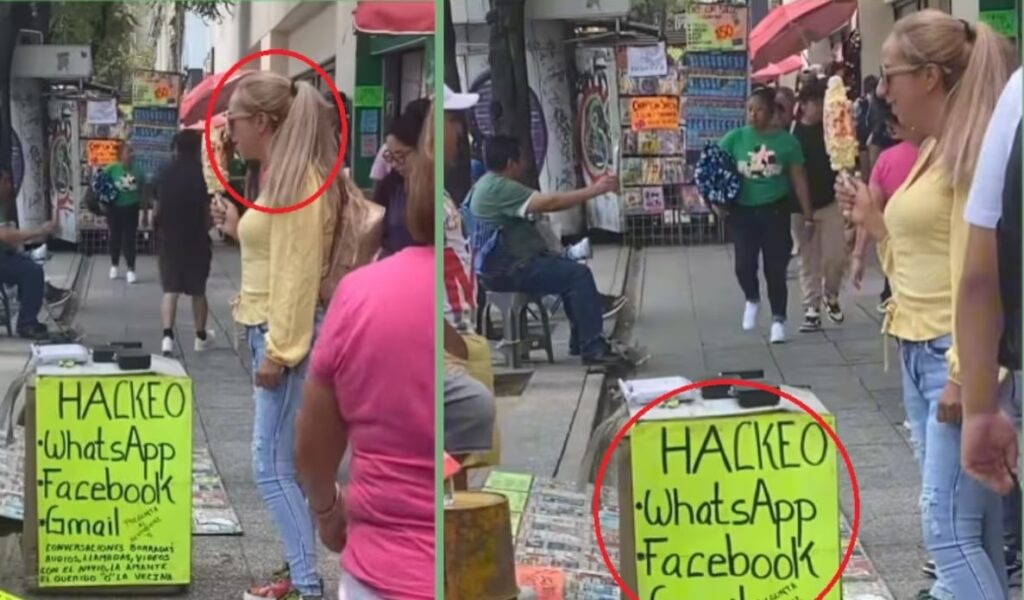 ¿Mente de tiburón? se hace viral puesto en CDMX que ofrece servicios de hackeo