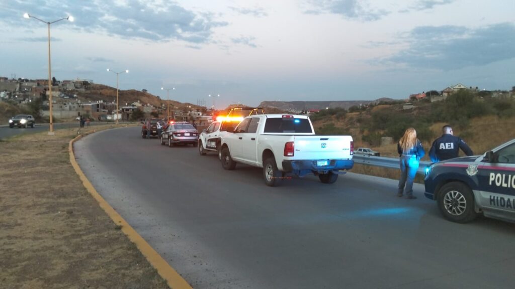 Elementos de Seguridad Pública municipal fueron sorprendidos a balazos en la Col. Almanceña