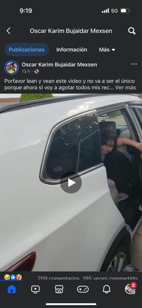 Reconocido empresario de Parral, pide ayuda para encontrar a su hija desaparecida tras problemas maritales