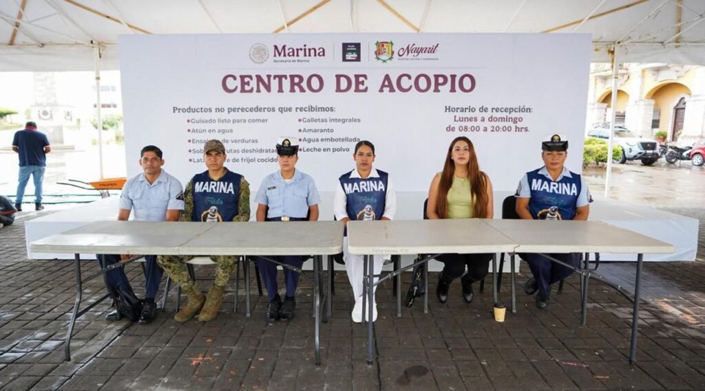 Nayarit responde con unidad y solidaridad a los damnificados por el huracán Erik
