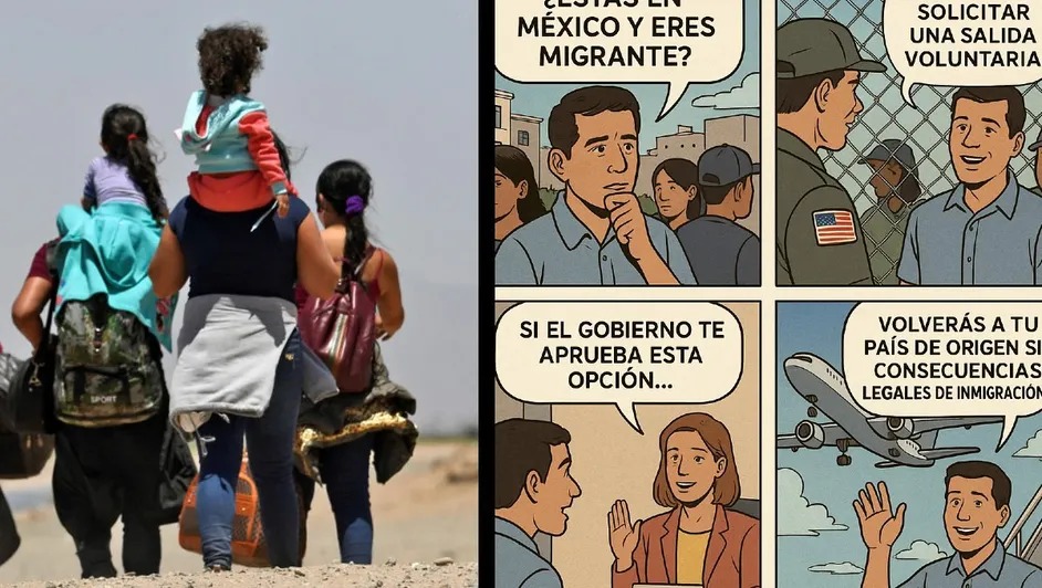 Difunden cómic para invitar a migrantes a irse voluntariamente de EU a cambio de dinero