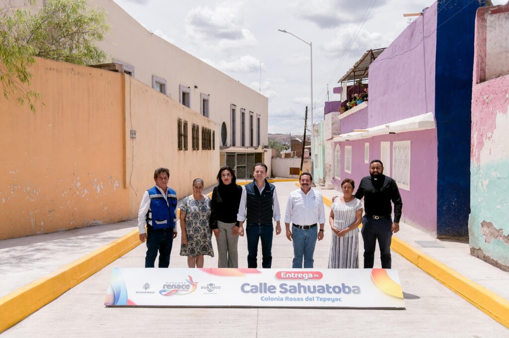 Esteban Villegas cumple compromiso histórico y transforma la calle Sahuatoba tras 60 años de espera