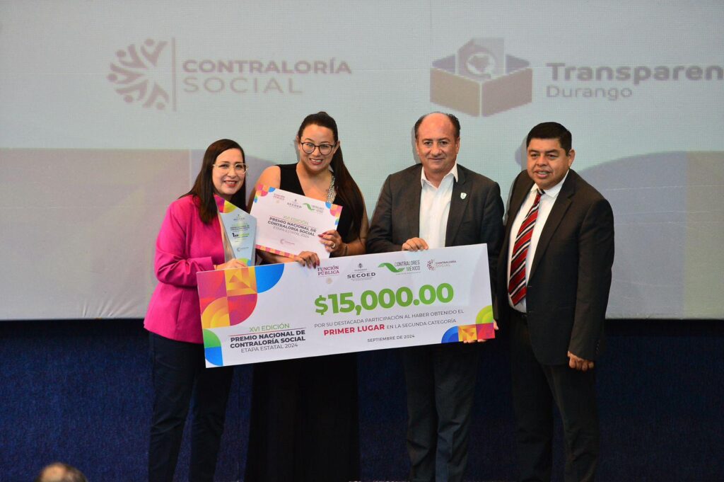 Convoca Gobierno del Estado al Premio Nacional de Contraloría Social 2025 Etapa Estatal