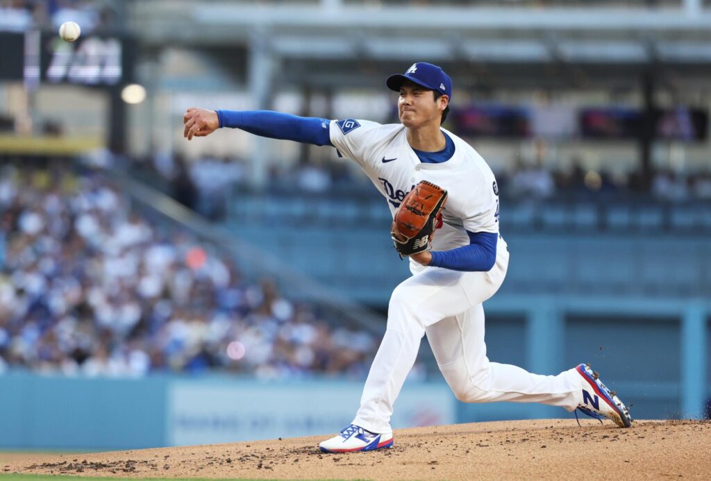 ¡Completamente recuperado! Ohtani logro su primer ponche con los Dodgers.
