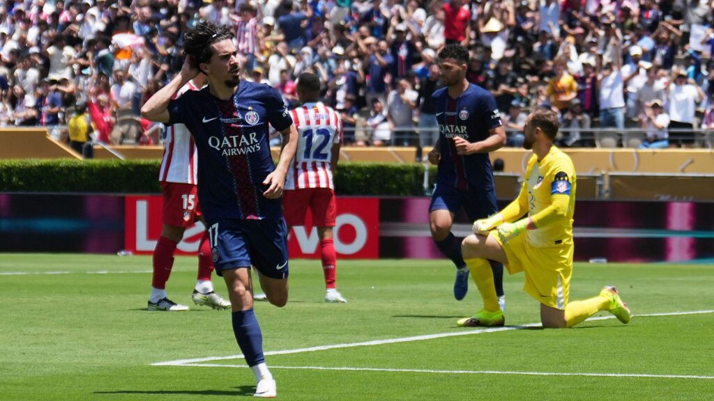 PSG arrasó en la Champions y arranca aplastando al Atlético de Madrid.