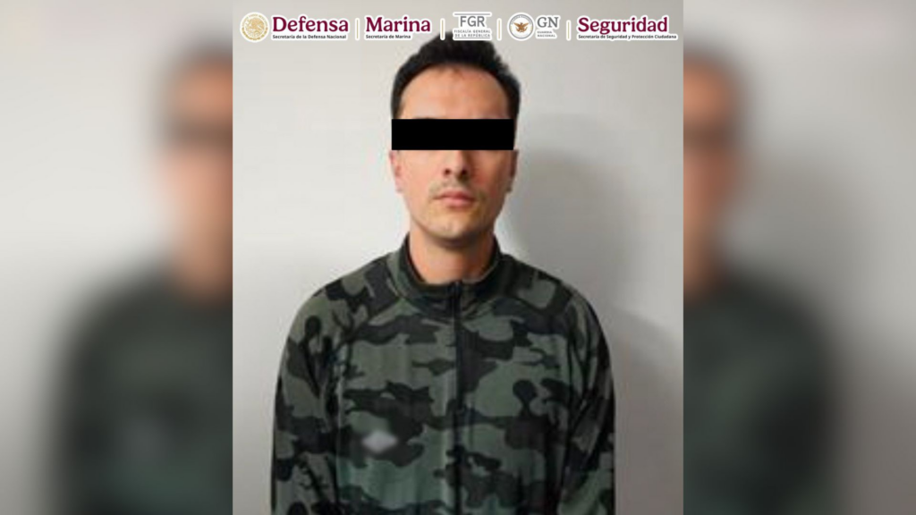Detienen a Walter «N», presunto proveedor de armamento y explosivos para el CJNG