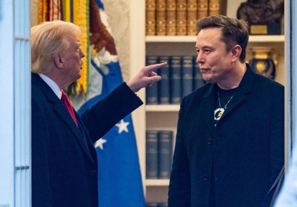 Es maravilloso, pero se enfadó y no fue apropiado: Trump sobre Musk