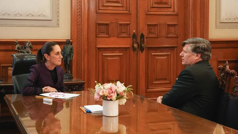 Landau anticipa mayor cooperación con México tras reunión con Sheinbaum