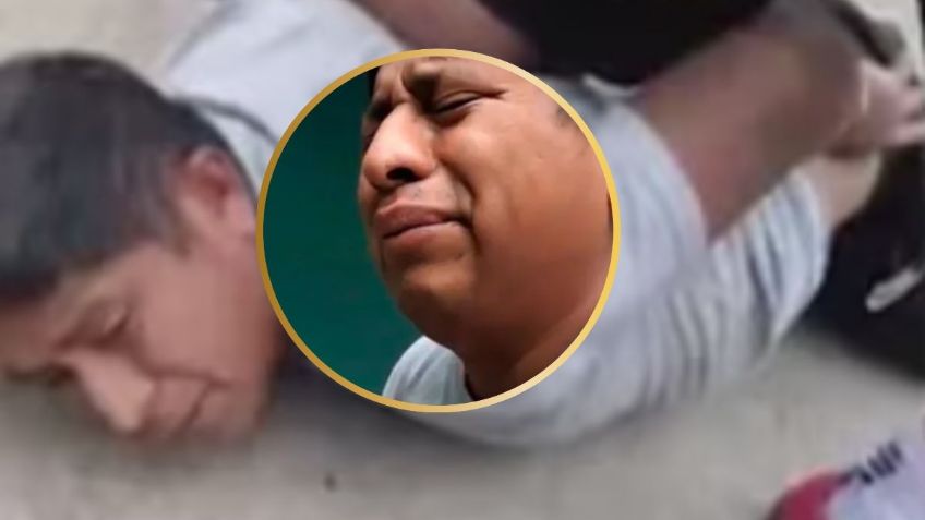 Tengo que pagar mis cuartos y mis hijos”: ratero llora y pide perdón tras ser capturado en pleno robo