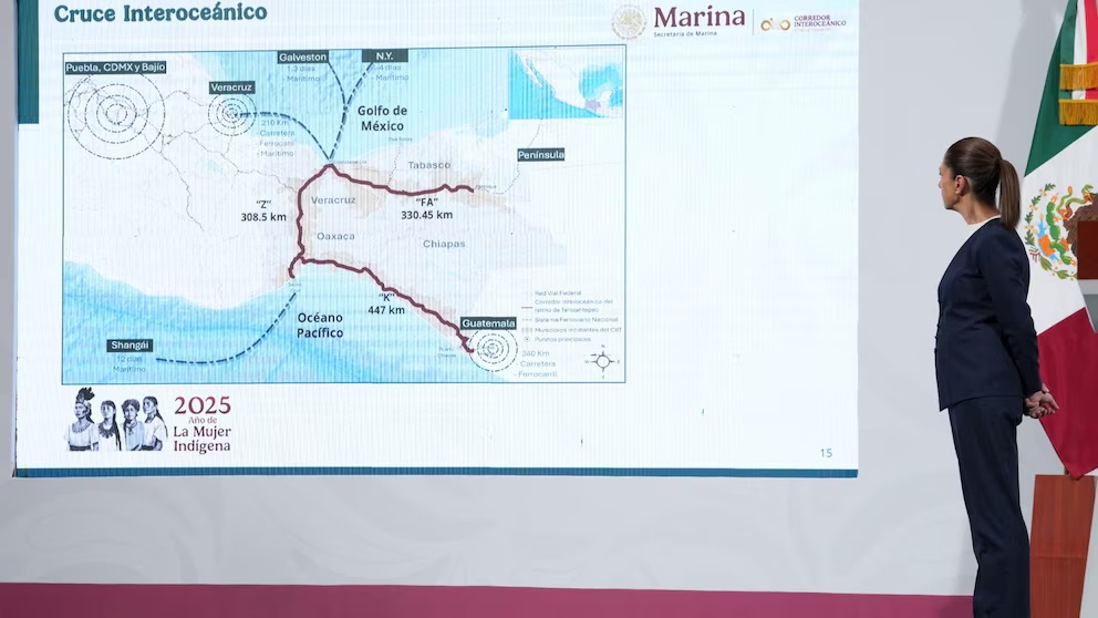 Tren Maya e Interoceánico ya cuentan con conexión operativa: Sheinbaum