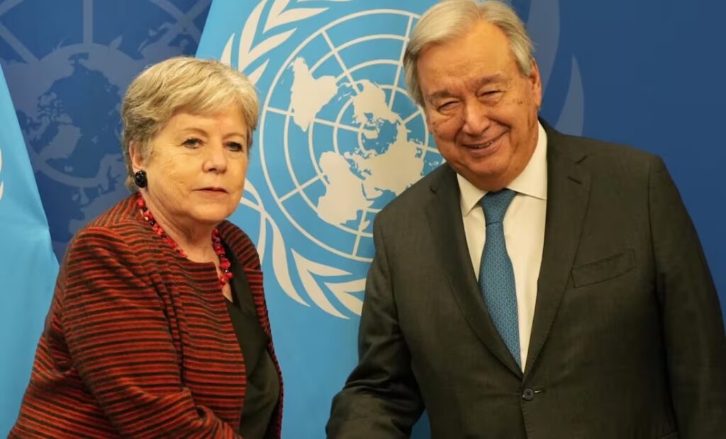 Alicia Bárcena, entre las favoritas para suceder a Guterres en la ONU