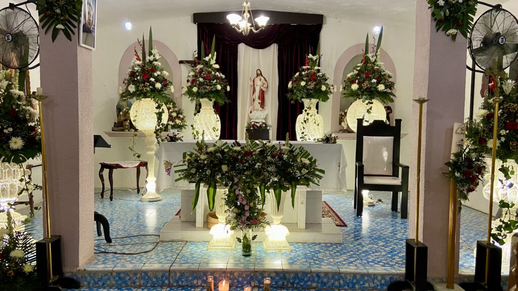 Celebran con fervor el Día del Sagrado Corazón en distintas comunidades de Guadalupe Victoria